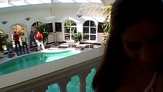 Group sex does anal and DP