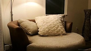 Busty brunette solo masturbation