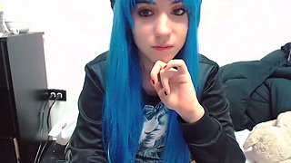 Cute blonde amateur webcam teen masturbating