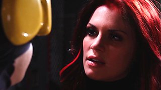 Redhead slut fucked by her boyfriend in a steamy scene