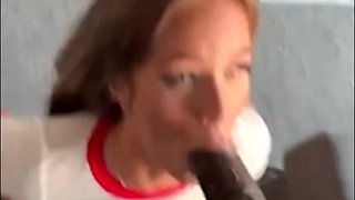 Sky Bri Takes BIG BLACK COCK - Interracial Sex