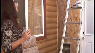 Goldie Blair Squeezes Joeys Caulk