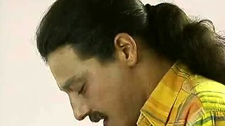 Blonde slut hardcore fuck and blowjob