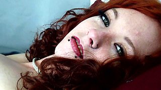 Beautiful Red Hair Girl Masturbating