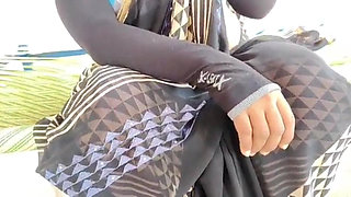 Back Saree with Pink Panty Me Hot Sexy Bhabhi Ki Chudai