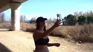 I Pick Up A Stranger In My Car And She Ends Up Swallowing My Cum