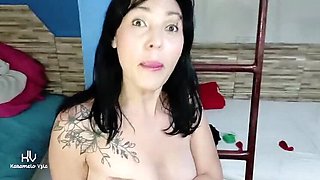 Stepdad Catches Stepdaughter Stripping Live On Cam - Venezuelan PAWG Gets Fucked Hard