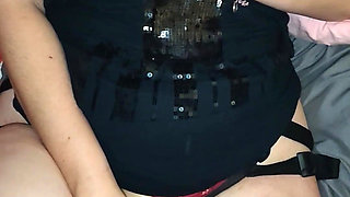 Pleasuring Myself in His Ass While Jerking His Cock!