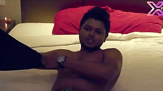 Desi brunette shares exciting massage blowjob sensual hunger