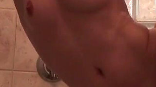Small tits hairy banged in the bathroom