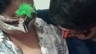 Masked Desi Group Orgy Wild Kiss Boobs Play in Masquerade Party Homemade Fun