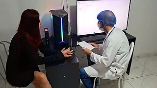 Hot Teen Redhead Squirting on Gynecologist Exam Table - Real Gyno Fetish 4K