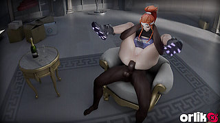Brigitte's First Date Gone Wrong - Big Black Dick Anal & Creampie Overwatch 3D Animation