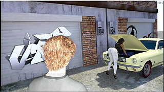 Project Hotwife - Gameplay - Roleplay - Wife Tries to Repair Car and Get Wet
