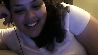 Cutest busty latina with huge areolas squirts on cam