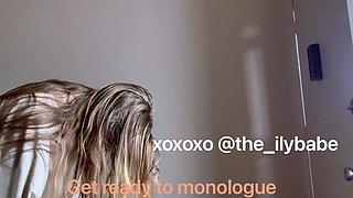 Emo teen Becka solo webcam masturbation