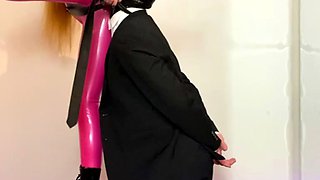 Big tit blonde amateur MILF seduced by a taxi