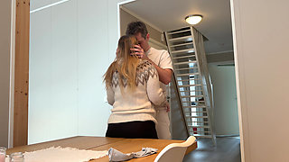 Make my wife come on the kitchen table