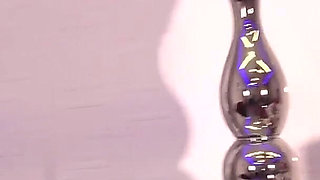 Busty MILF in Her Red Lingerie Pegging Her Fat Slave