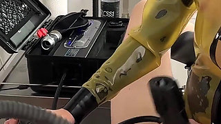 Tales From the Rubber-clinic: Milking, Blowjob, Fingering and Fuck