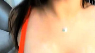 Sexy ginormous boobies latina jism shower on hooters