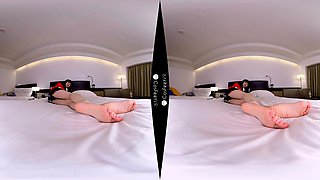 Maitresse Madelines solo foot fetish POV