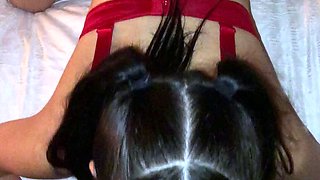 Amateur Blowjob Fun with Hot Body Brunette Babes