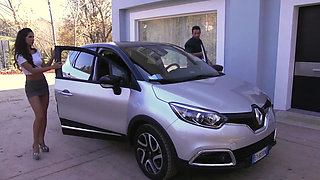 Hot Blonde Sucks BBC and Brunette Rides Passionate Cocks