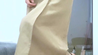 Fuck your pussy over silk stockings