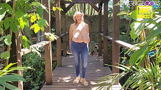 Fur covered naturist with phat mounds voyeur