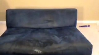 Black Beauty Plays with Her Sex Toy