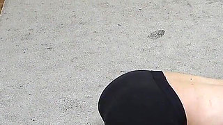 Teacher Caught in College Girl’s Trap, She Touches Dick with Foot Under the Desk and Shows Him Panties, Turning Him Into Her Pet