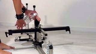 Made To Cum With Fucking Machine And Magic Wand