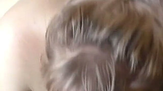 Blonde Beauty Annie Archer Gags on My Cock