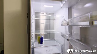 After Skipping Breakfast, She Faces the Consequences with Rough Kitchen Sex