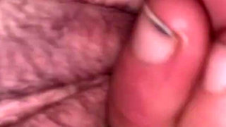 Making My Wife Pussy Flow with Cum Juice