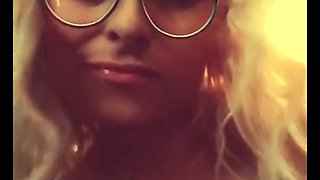 Kali Squirts with Huge Dildo in Slowmo Solo Webcam Show