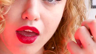 Lipstick and Spit Fetish and Whispering