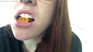 Gummy Bear Consumption with Mouth Sounds