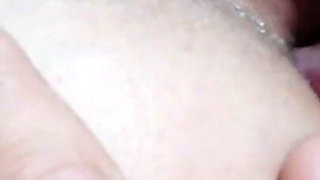 Licking a Brunette's Pussy and Ass