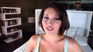 Brunette MILF Blowjob Hottie is A Cock Hungry Ho