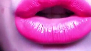 CEI Pink Lipstick Kiss + Spit Fetish Custom