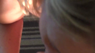 BJ on My Knees Swallow Cum Drip More to the Floor