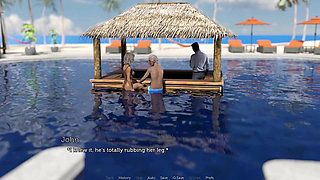 Tacos: Cuck Hubby Watches His Wife Spreading Legs and Giving Pussy on the Pool Bar - Episode 88