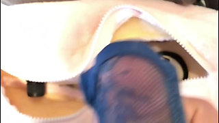 Wife sent a video and asked to cum on her panties