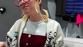 Rosa Caught Shoplifting Again & Fucks Security Guard