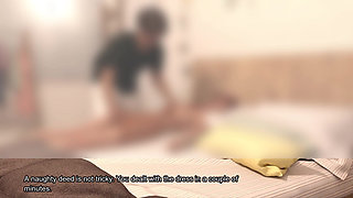 How to Lose Ones Virginity 6 - Leo Having Fun with His Stepsister in Her Bed and Cummed Inside Her Mouth