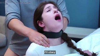Teen 18+ Girl Was Fucked By Stepfather With Big Dick For Smoking E-cigarette
