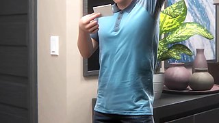 MILF Stepmom Gets ANAL Creampie From Stepson In Bathroom