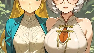 (Generated By AI) Compilation Of Video Game Waifus Walking